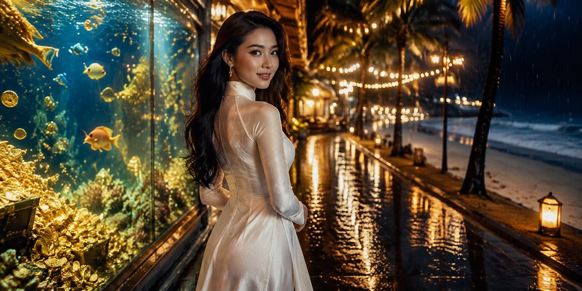 Du khách Phú Quốc tận hưởng ưu đãi VIP và bonus đặc biệt trong trang phục áo dài truyền thống