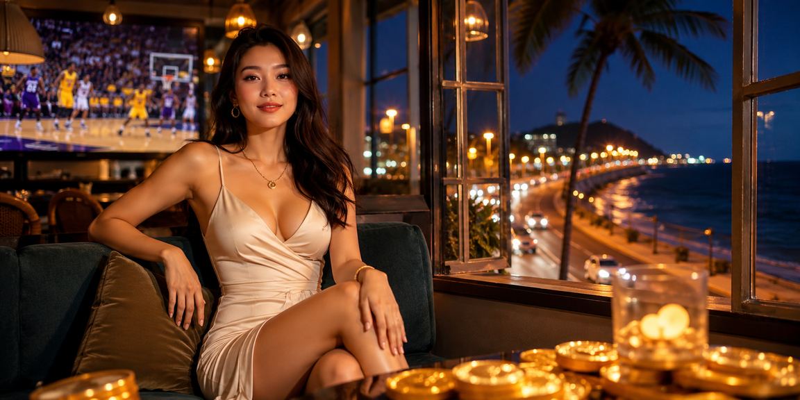 Cảnh giải trí sôi động tại sòng bạc Việt Nam với ánh đèn rực rỡ và không khí nhộn nhịp